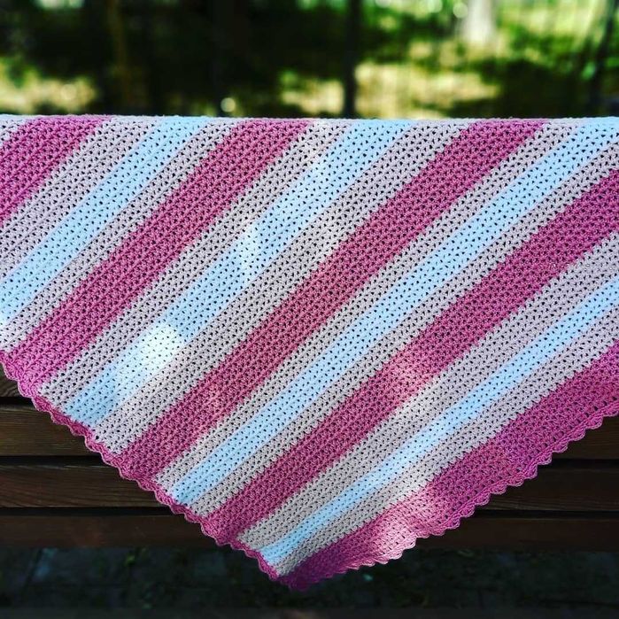 Вязаные пледы для детей