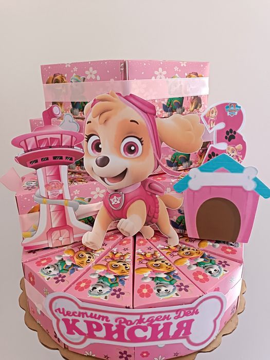 Промоция !Изработка на картонена торта.Цена за едно парче 1лв.Украса з