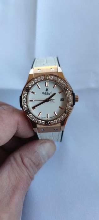 Януари промоция! Дамски луксозен часовник H  UB  LOT  BIG BANG 37 мм.