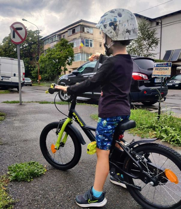 Bicicleta 16inch decathlon +casca apollo