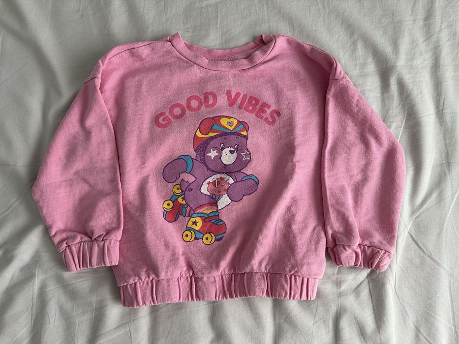 Lot 2 bluze sport + rochie + reiati dublati fetite marimea 98 cm