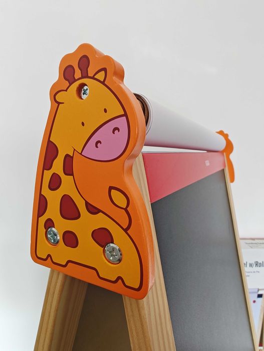 Viga - Детска дървена двустранна магнитна дъска за рисуване