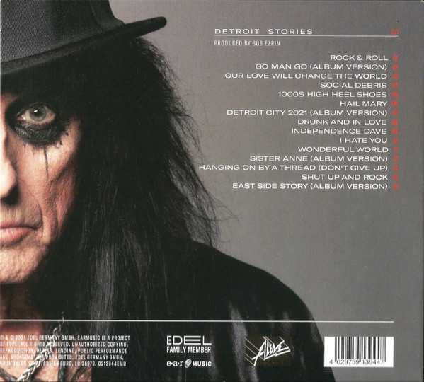 CD+DVD Alice Cooper - Detroit Stories 2021