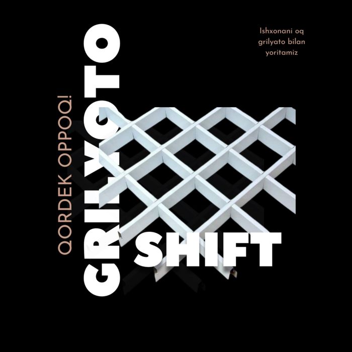 Grilyata va rechniy potoloklar sifatli baquvvat armstrong montaj PC-55