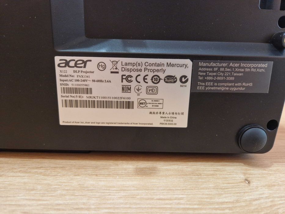 мултимеден проектор ACER X122