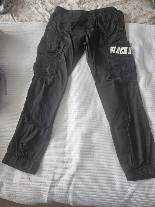 Мъжки панталони - Denim, Black Squad, Knec,