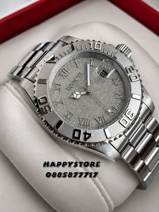INVICTA Swiss Diamond Silver 40 mm women, Инвикта нов дамски часовник