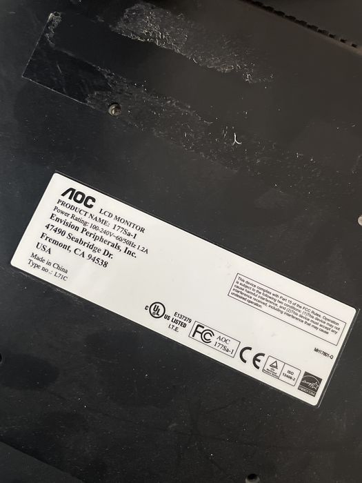 Монитор компьютерный