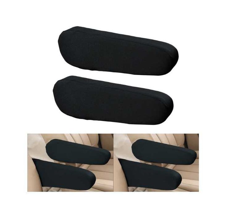 Калъфи за подлакътник, протектор за подлакътници, 2бр в к-т черни