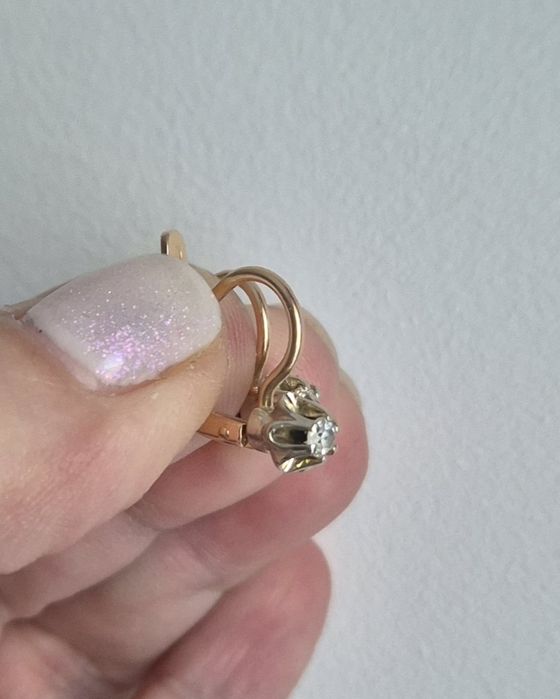 Cercei din aur 14k