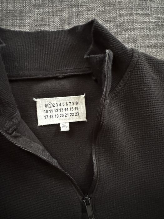 Maison Margiela поло с четвърт цип