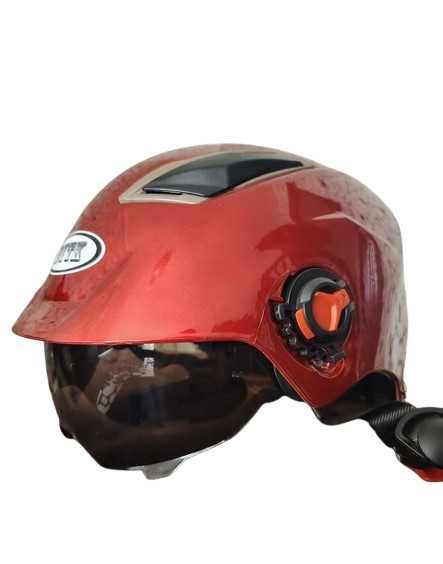 Каска за Мотор/Скутер/АТВ/Велосипед 3-цвята