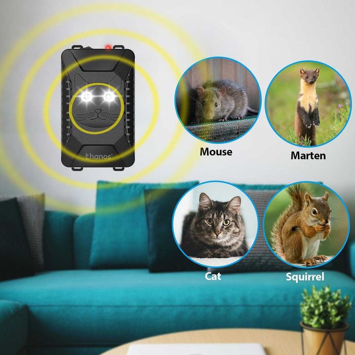 ПРОТИВ ГРИЗАЧИ! Ултразвуково устройство със сензор и честоти 15-36 kHz