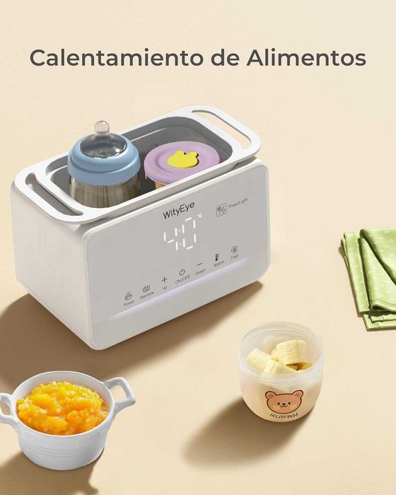 Двоен нагревател за шишета и стерилизатор 10 в 1  WityEye