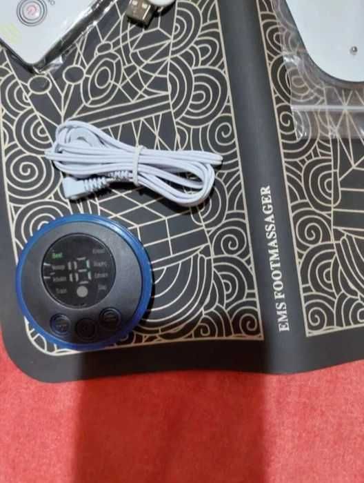 EMS aparat electric masaj multifuncționa cu plasturi reutilizabili l