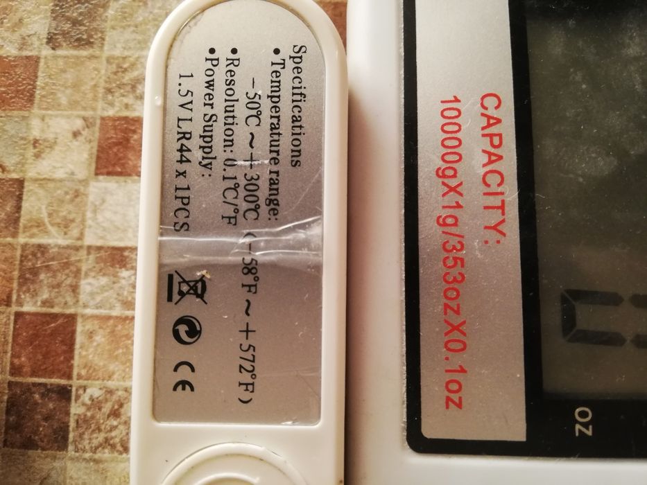 Кулинарные весы, градусник