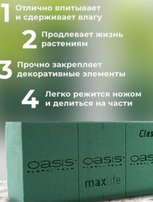 Губка для цветов (Oasis)