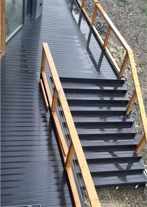 Pardoseală DECK WPC – Montaj la cheie | Terase, balcoane, piscine