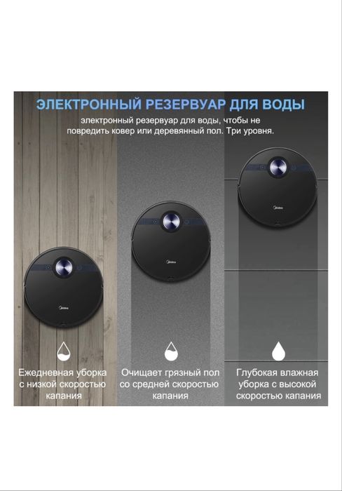 Продам Робот-пылесос Midea M7 Pro черный