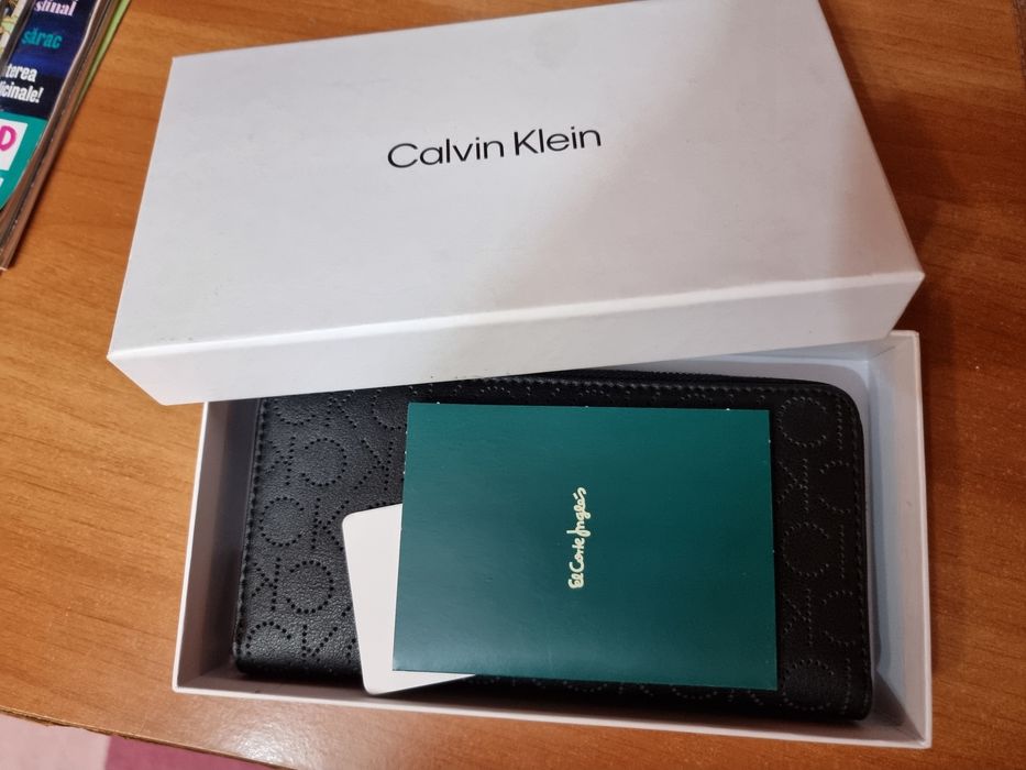 Portofel negru Calvin Klein original