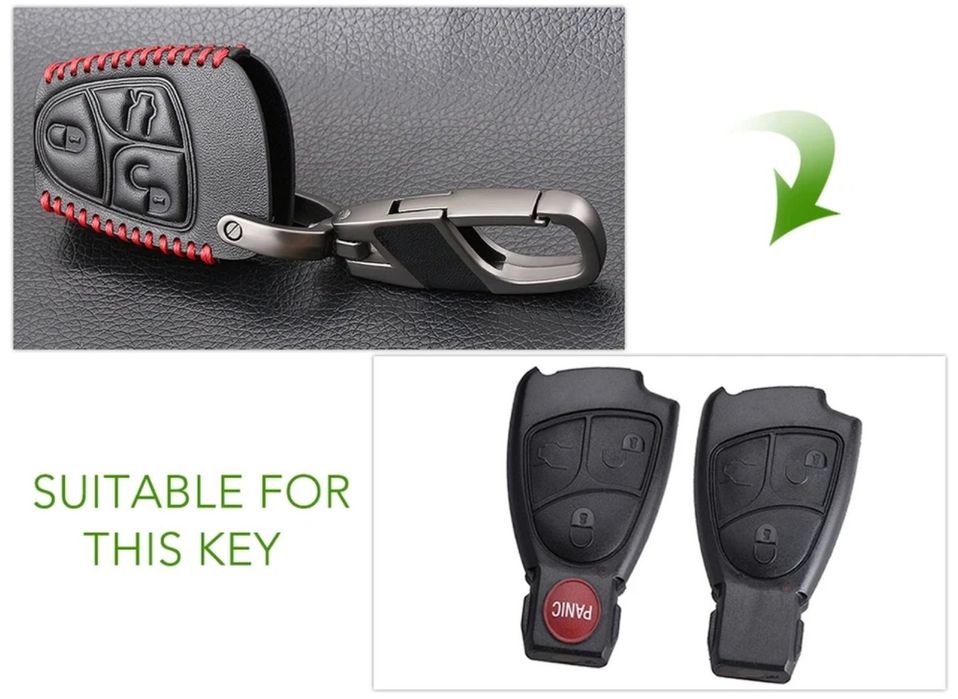 Кожен ключодържател мерцедес mercedes кожен калъф мерцедес mercedes