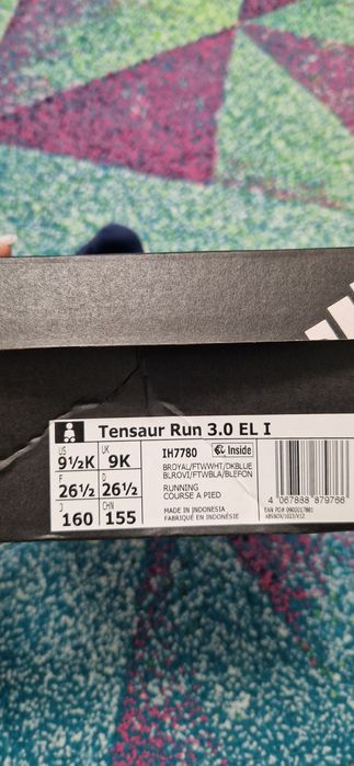 Adidasi Tensaur Run 3.0 marime 26 1/2