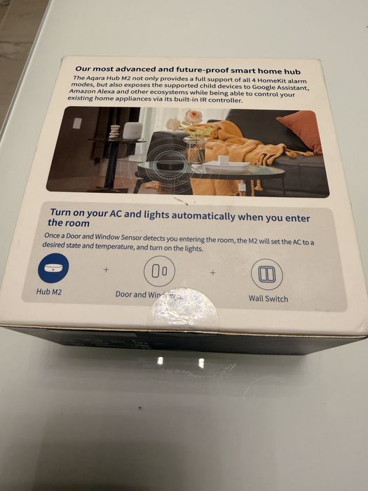Смарт хъб Aqara Smart Home М2 –съвместим Apple HomeKit, Alexa и Google