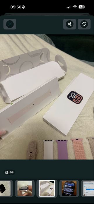 Ceas Apple Watch seria 10 42 Rose gold