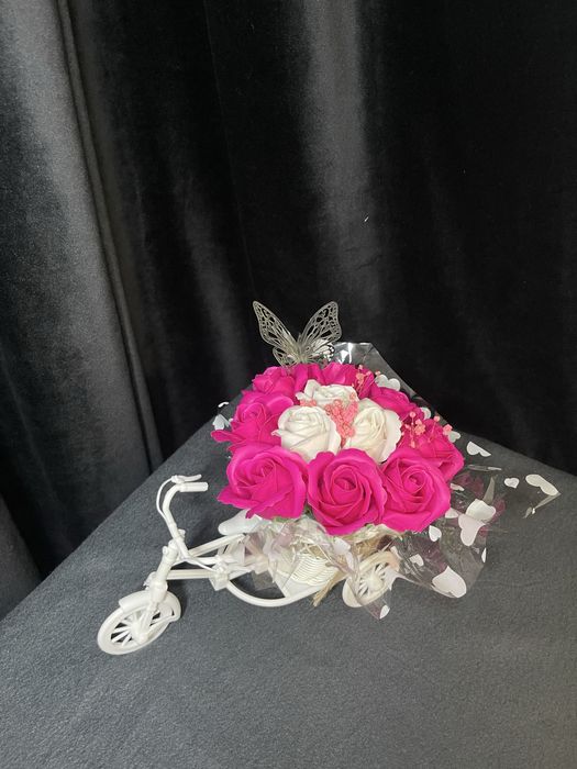 Aranjamemte florale trandafiri din sapun