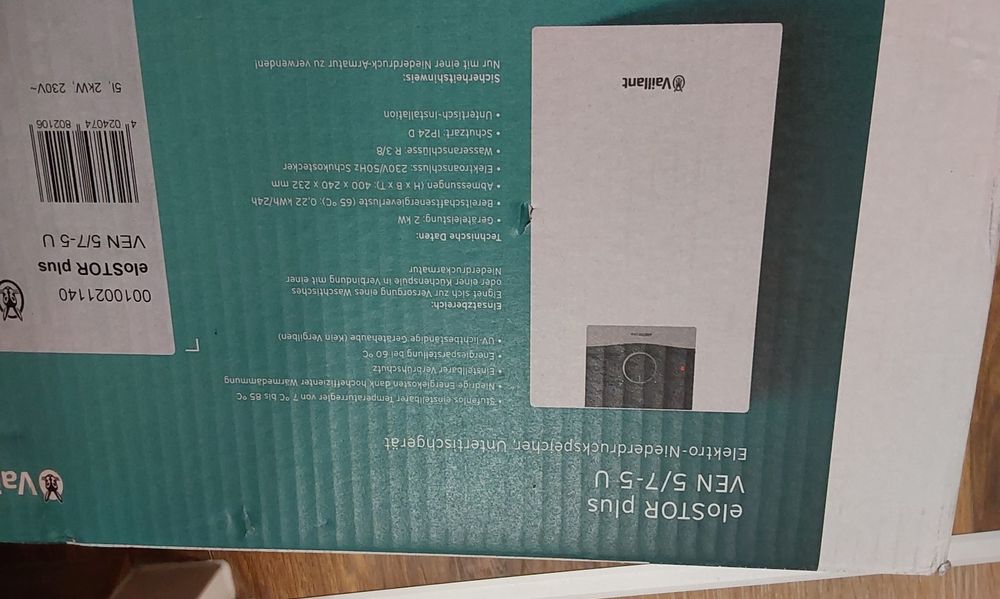 Boiler de încălzit apa instant nou