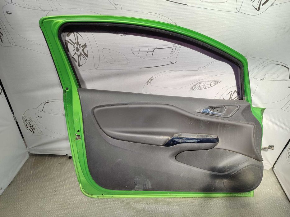 Ușă Față Stânga Opel Corsa E Hatchback Verde Cod Culoare GLE 2015 / [2014-2019] / 1343348 (2A)