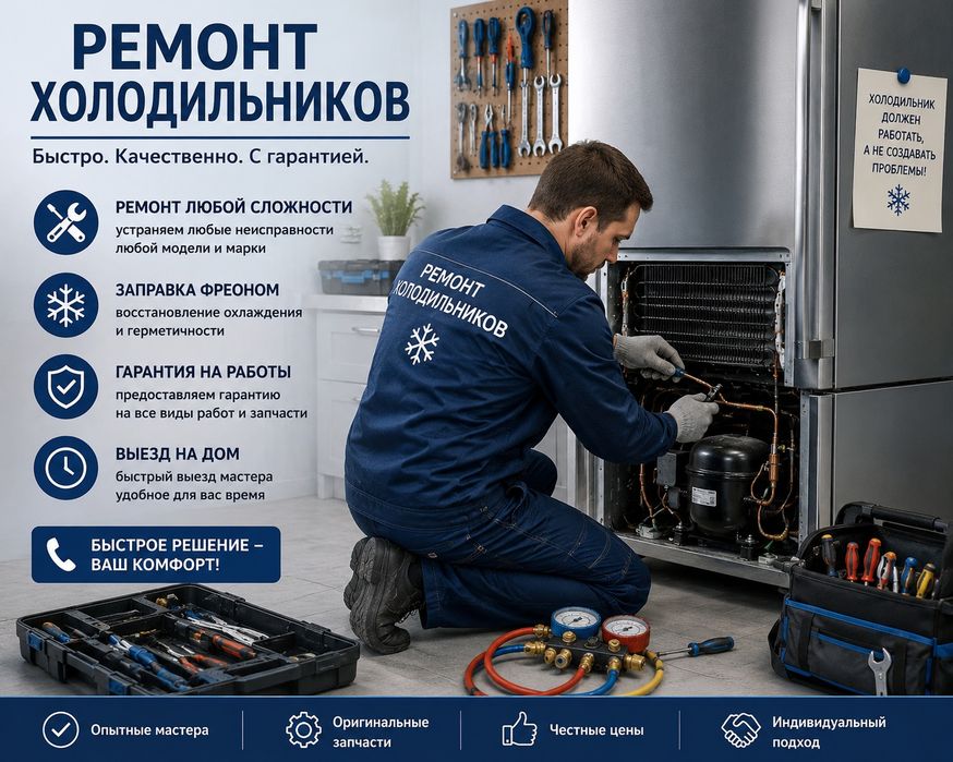 Ремонт холодильников