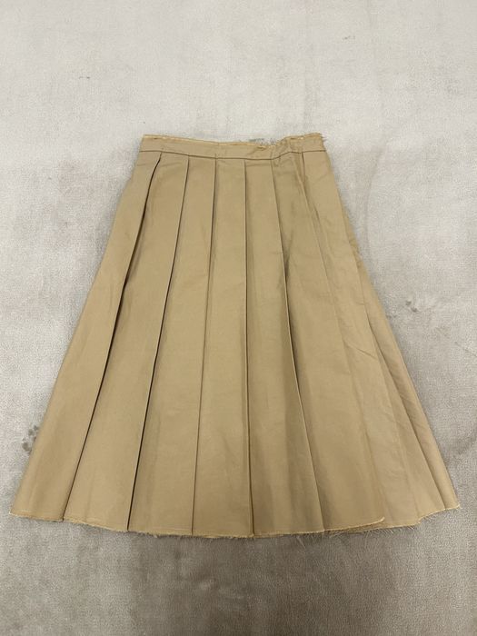 COS fusta bej plisata