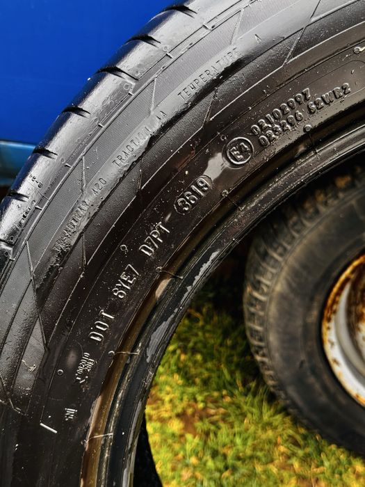 2 anvelope Continental 235/55R19 ContiSportContact 5,DOT3619, 7mm