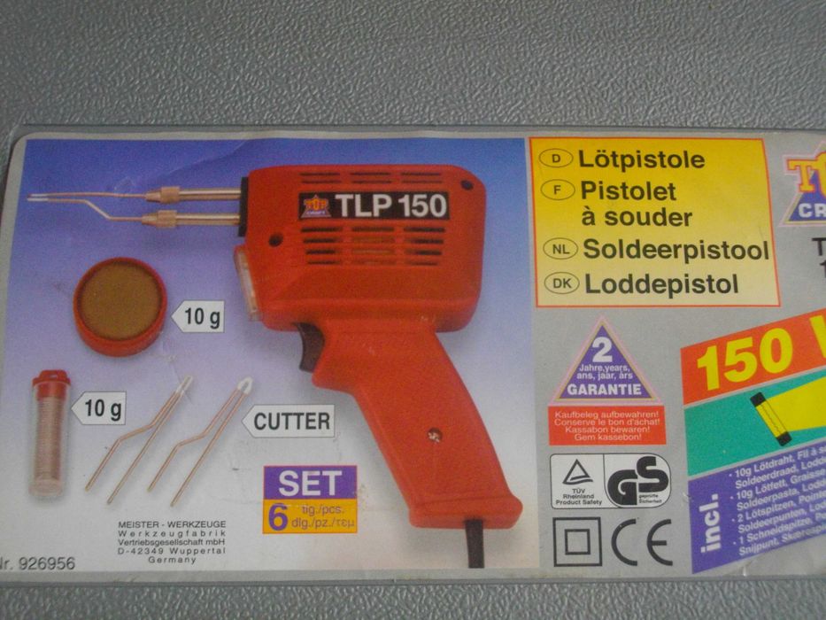 150W/100W-Нов Немски Ел.Поялник-Индукц-Top Craft/Meister/ЗА ЧАСТИ-100W