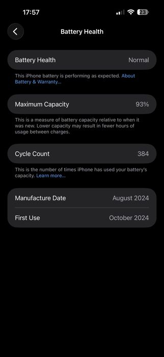 Iphone 16 pro max 256 gb/full box plus 5 huse