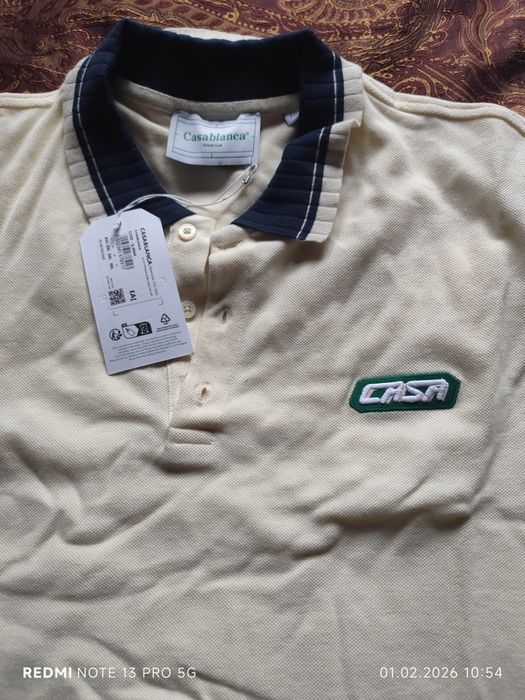 Casablanca - тениска с яка,  къс ръкав