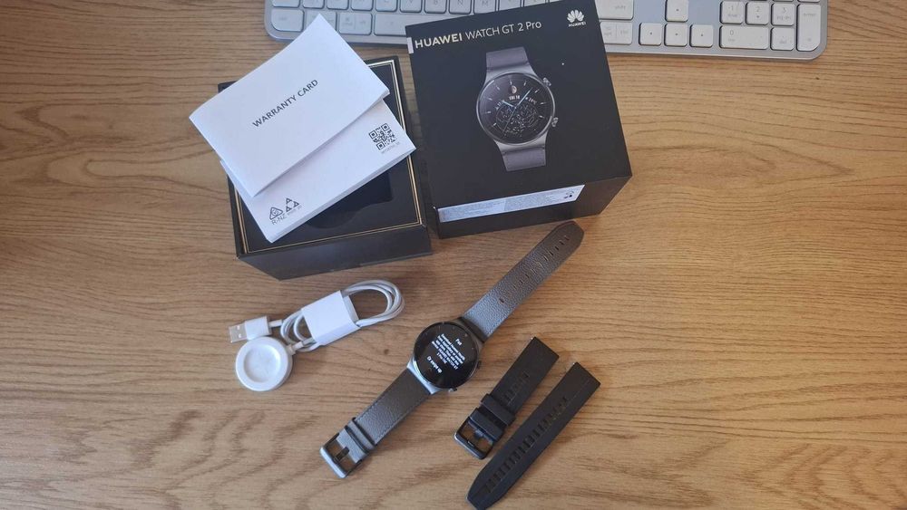 Huawei Watch GT 2 PRO - Full Box curea originala din piele - Nou !