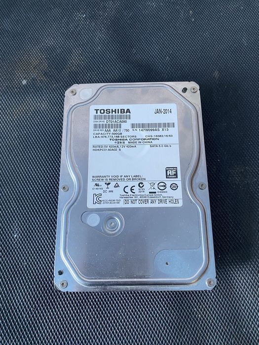 Жеские диски 500 gb