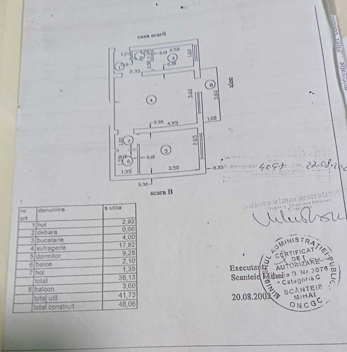 Apartament 2 camere de vânzare – Bârlad, Bulevardul Epureanu