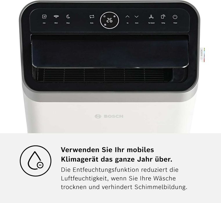 Bosch Cool 4000 мобилен климатик 3-в-1, 2.6kW, до 35m²