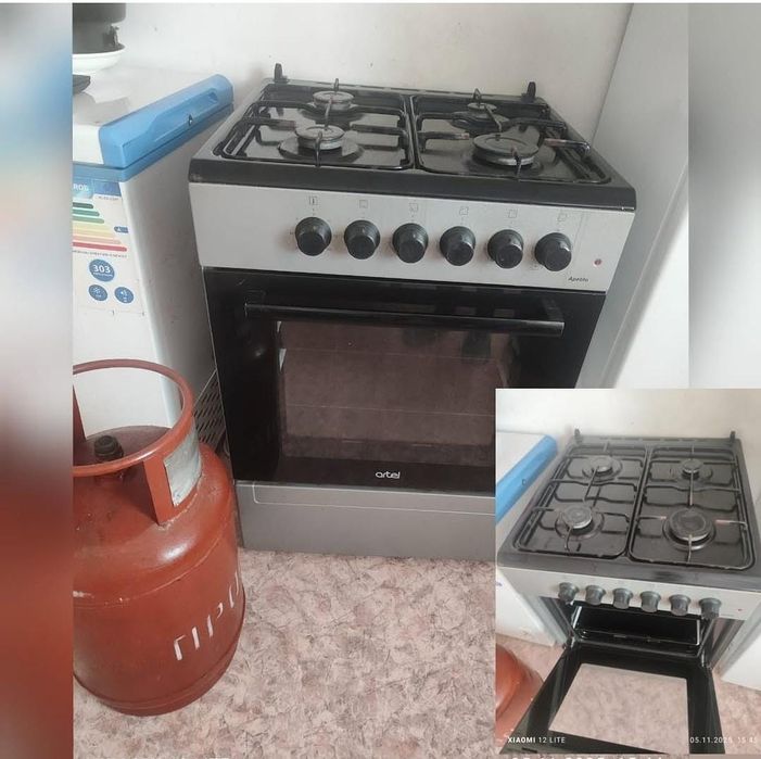 Газ плита с баллоном