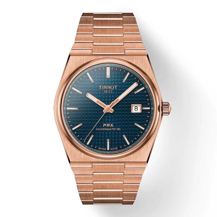 Tissot PRX 40mm Blue-Gold Powermatic 80