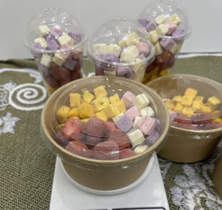 Сублимированные фрукты,мороженое