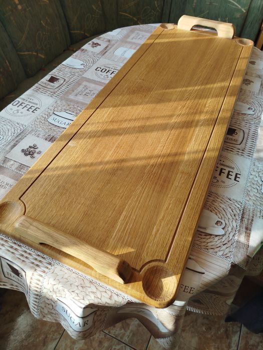 Голяма Дъбова Дъска за сервиране