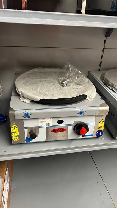 Единичен ГАЗов котлон за палачинки 360x460x150