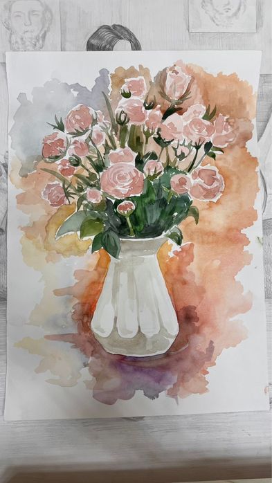 Рисую рисунки для художки , плэнеров