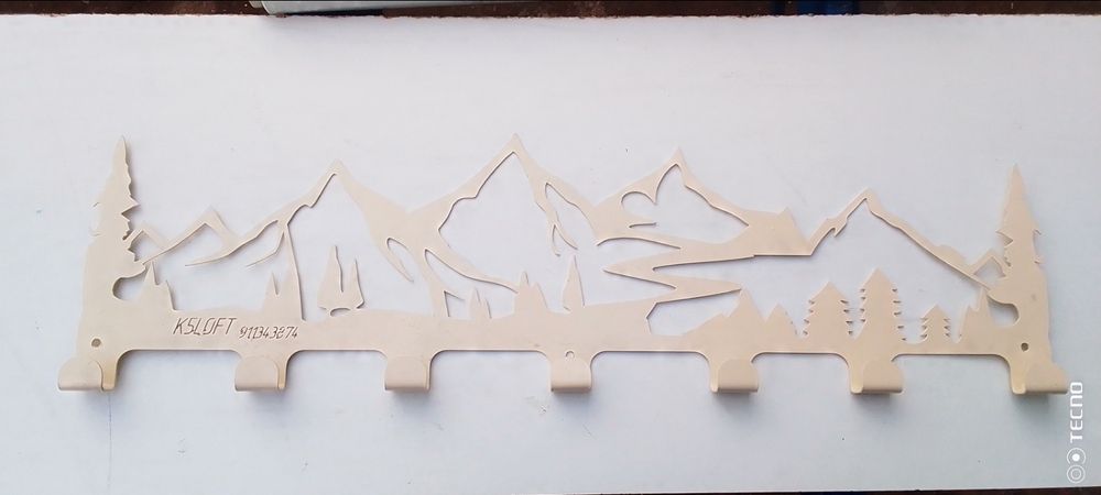 Настенная Вешалка. Veshalka. с листа . Разные цвета и размеры