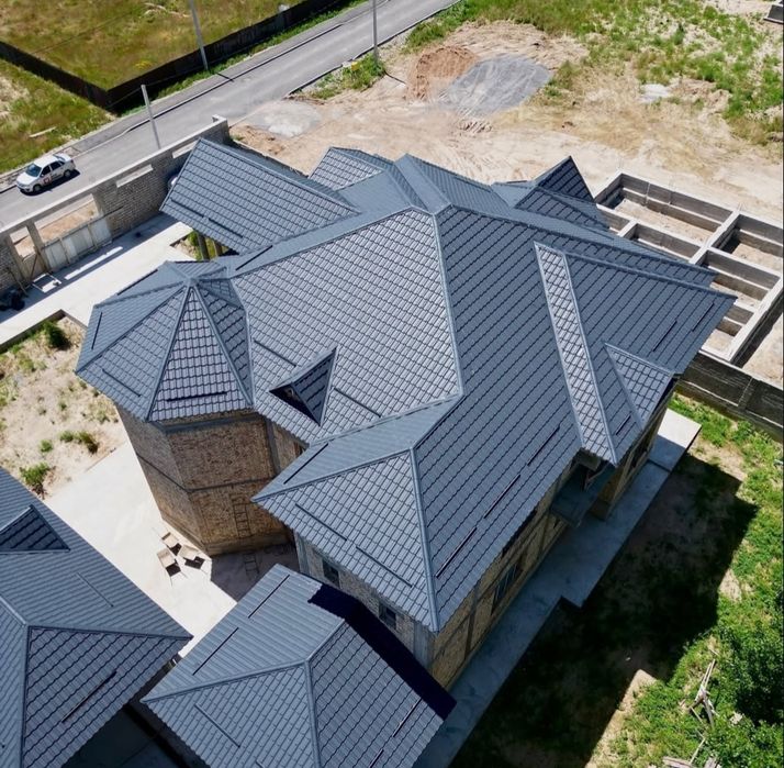 Крыша  жабамыз.Черепица