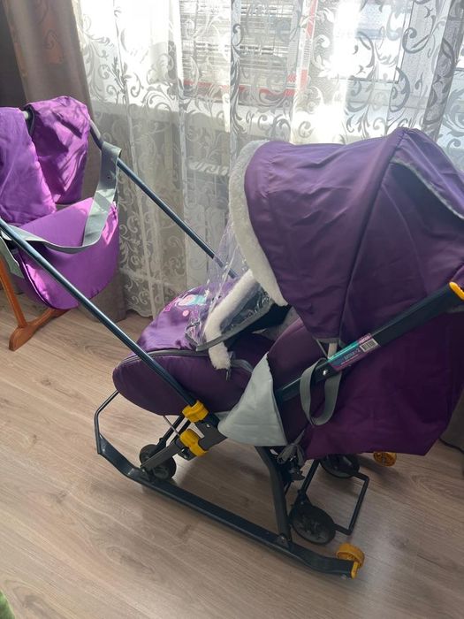 Детская коляска-сани